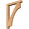 Ekena Millwork Westlake Craftsman Smooth Bracket w/ Offset Brace, Western Red Cedar, 5 1/2"W x 36"D x 48"H BKT0604X36X48WTL04SWR - alternate 1